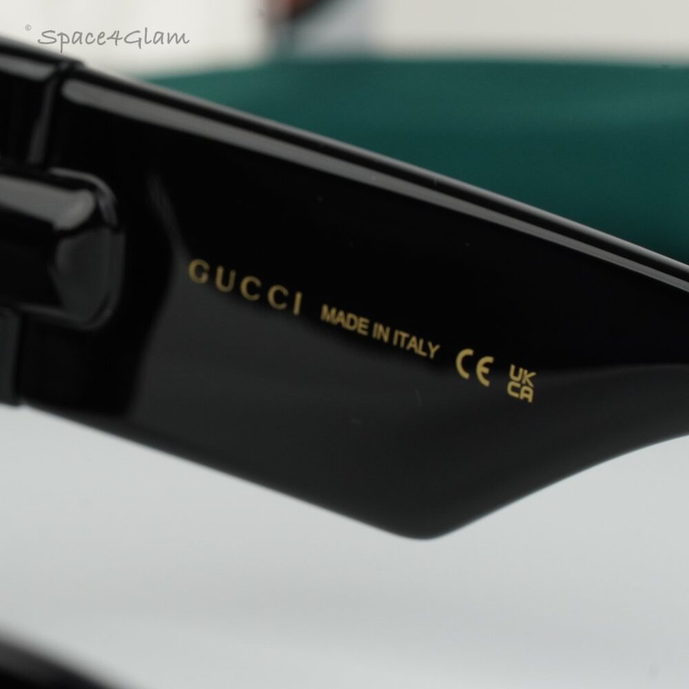 BRAND NEW Gucci GG1545S 001 Black Grey Women Square Sunglasses GG 1545S - Picture 8 of 10